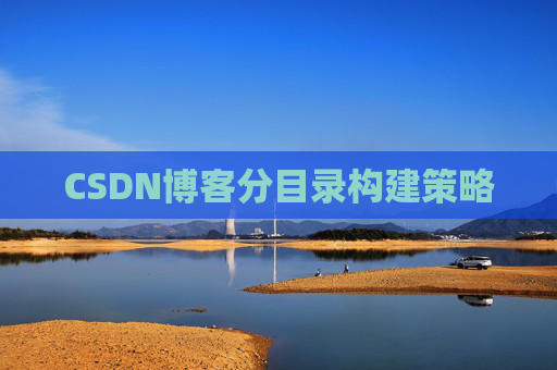 CSDN博客分目录构建策略
